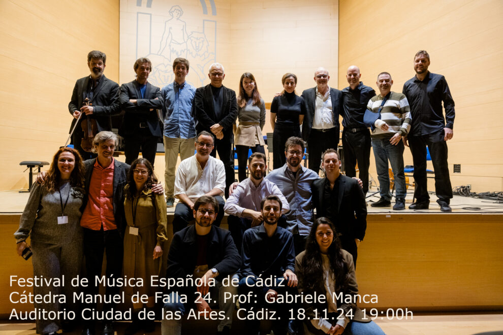 Festival de Música Española de Cádiz. 18 noviembre 2024